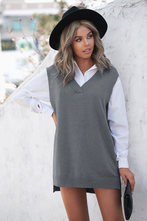 Knit Vest Pullover Sweater